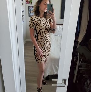 Cheetah Print Bodycon Dress